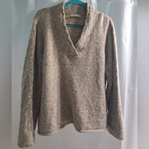 Coldwater Creek Tan V-Neck Sweater Size 2X